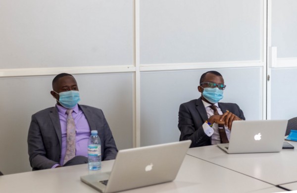 AIIJ executive director Solomon Serwanjja and his deputy Raymond Mujuni. Image: Supplied