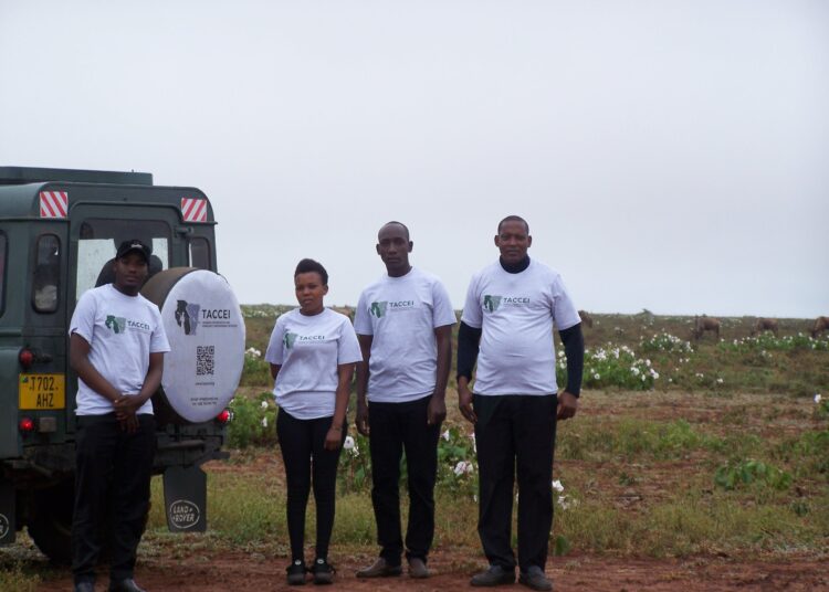 Members of the TACCEI team. Joshua Lazier is on the left. Photo by TACCEI