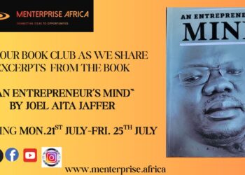 Menterprise Africa to publish excerpts of Joel Aita’s book on entrepreneurship